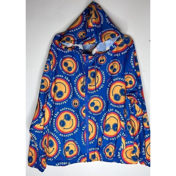 Zumba Across The Universe Windbreaker Jacket - Be blue Size XXL - Picture 1 of 7